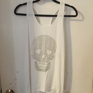 White Bia Brazil Tank Top